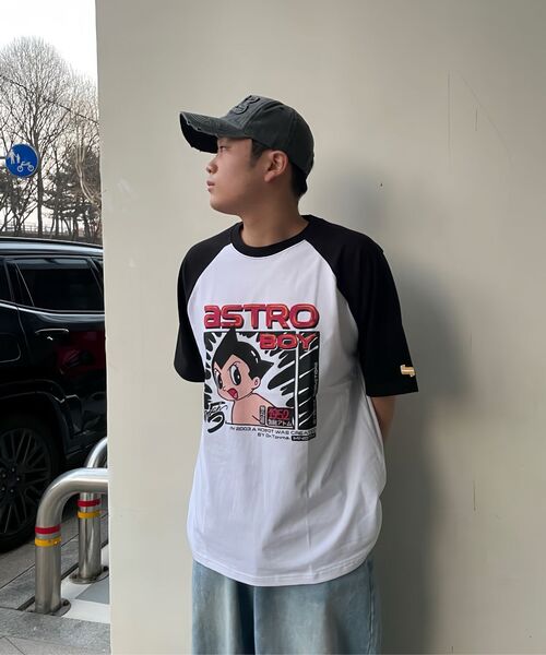 MAINBOOTH（メインブース）の「[アトム] アトミックTシャツ(ネイビー)（Tシャツ/カットソー・レディース・その他・1/2/3）」の3枚目の写真