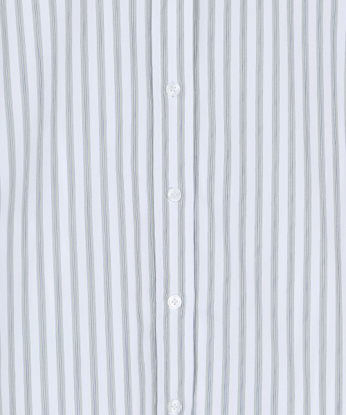 YALE(イェール)の「ウィメンズマルチストライプクロップシャツ_アイボリー(シャツ/ブラウス・レディース・その他・SMALL/MEDIUM)」の3枚目の写真