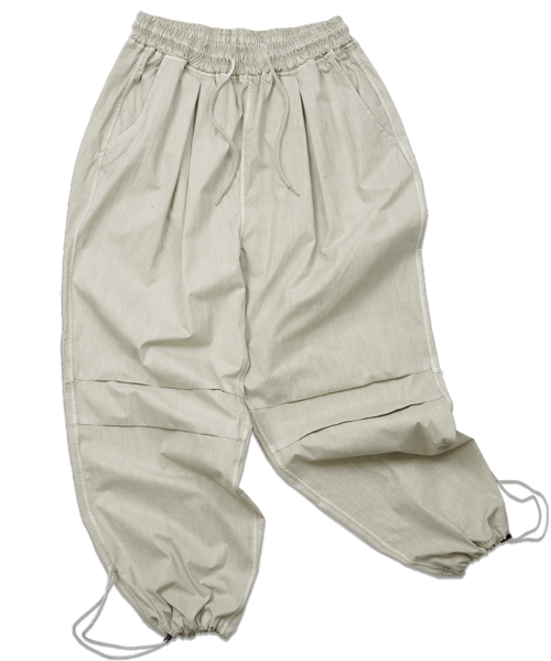 THE MILE（ザマイル）の「CNピースダイングバルーンパンツ[ベージュ]（スウェットパンツ・メンズ・その他・MEDIUM/SMALL/LARGE）」の22枚目の写真