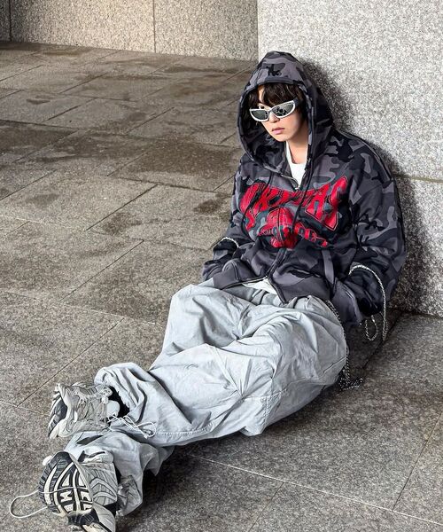 THE MILE（ザマイル）の「CNピースダイングバルーンパンツ[ベージュ]（スウェットパンツ・メンズ・その他・MEDIUM/SMALL/LARGE）」の21枚目の写真