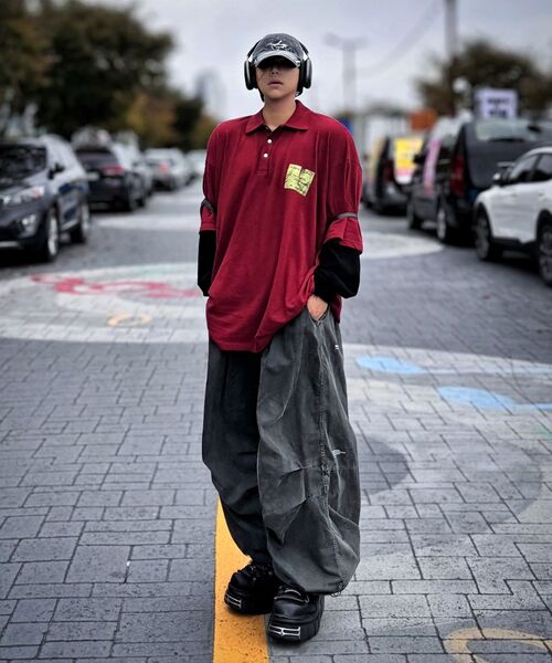 THE MILE（ザマイル）の「CNピースダイングバルーンパンツ[ベージュ]（スウェットパンツ・メンズ・その他・MEDIUM/SMALL/LARGE）」の16枚目の写真
