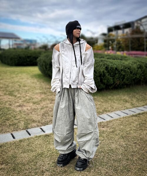 THE MILE（ザマイル）の「CNピースダイングバルーンパンツ[ベージュ]（スウェットパンツ・メンズ・その他・MEDIUM/SMALL/LARGE）」の9枚目の写真
