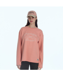 LOOP&LOOP（ループアンドループ）の「ノスタルジアコットン長袖Tシャツ_ピーチパイ（Tシャツ/カットソー）」