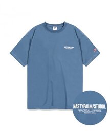 NP STUDIO（エヌピースタジオ）の「Bold Studio Logo T-Shirt Light Blue（Tシャツ/カットソー・メンズ）」