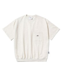 SLIT STUDIO（エスリットスタジオ）の「レタリングポケット半袖Tシャツオートミール（Tシャツ/カットソー）」