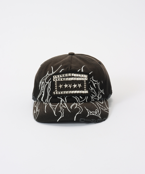 ARIES（アリーズ）の「【ARIES / アリーズ】 Aged Overlord Cap AR9005204（キャップ・レディース・ブラック・FREE）」の2枚目の写真