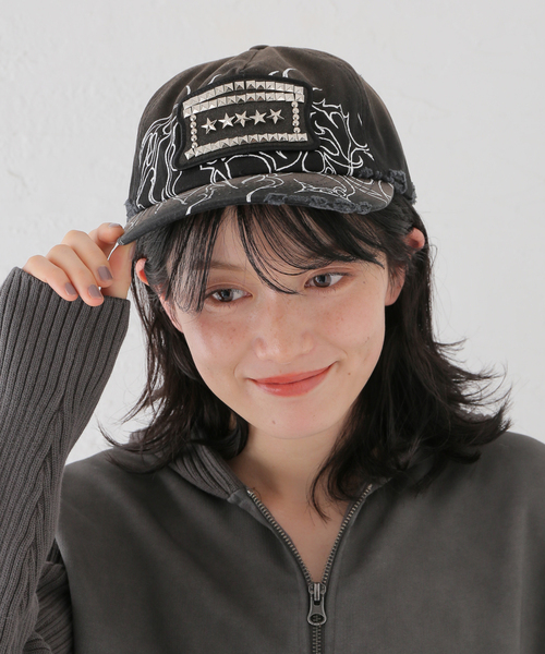 ARIES（アリーズ）の「【ARIES / アリーズ】 Aged Overlord Cap AR9005204（キャップ・レディース・ブラック・FREE）」の6枚目の写真