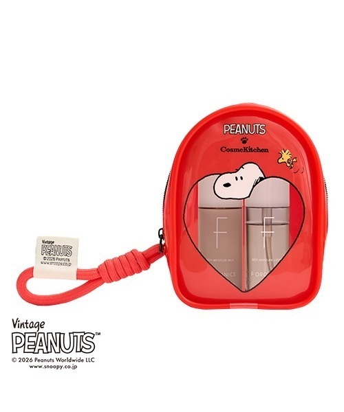 F ORGANICS（エッフェオーガニック）の「F ORGANICS / ＜PEANUTS＞ディープモイスチャー トライアルキット（ポーチ入り）（スキンケアキット/ギフトセット・レディース・その他・FREE）」の4枚目の写真