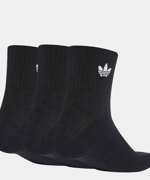 adidas（アディダス）の「ミッドアンクルソックス 3足組 / アディダスオリジナルス adidas Originals（ソックス/靴下・メンズ・ホワイト/ブラック・LARGE/MEDIUM/SMALL/kids-XXL/X-LARGE）」の6枚目の写真