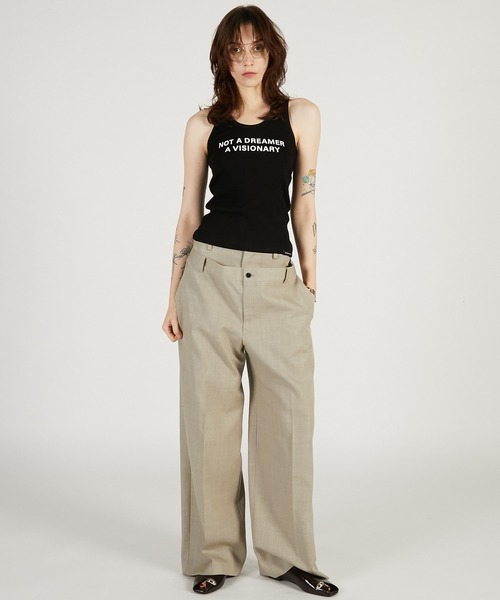 PRANK PROJECT(プランクプロジェクト)の「【2026Spring Pre-Order】スローガンタンクトップ / Slogan Tank Top(タンクトップ・レディース・ブラック/マルチ/ホワイト・FREE)」の6枚目の写真