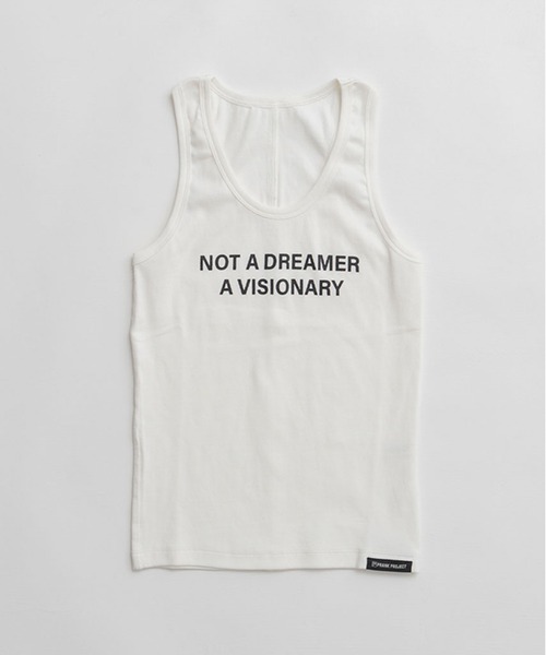 PRANK PROJECT(プランクプロジェクト)の「【2026Spring Pre-Order】スローガンタンクトップ / Slogan Tank Top(タンクトップ・レディース・ブラック/マルチ/ホワイト・FREE)」の16枚目の写真