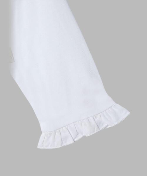 agnes b.（アニエスベー）の「ベビー コットン フリル レース ブラウス ”Volant Dentelle”（シャツ/ブラウス・キッズ・ホワイト・18M/2YEAR/1YEAR）」の5枚目の写真
