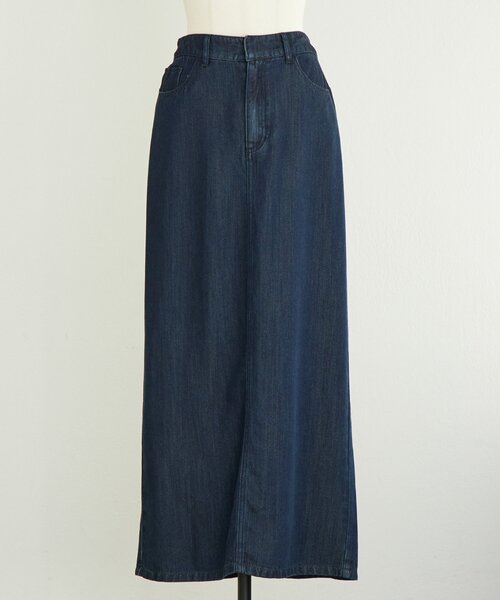 BEARDSLEY（ビアズリー）の「トロミデニムタイトスカート（スカート・レディース・インディゴブルー・FREE）」の11枚目の写真