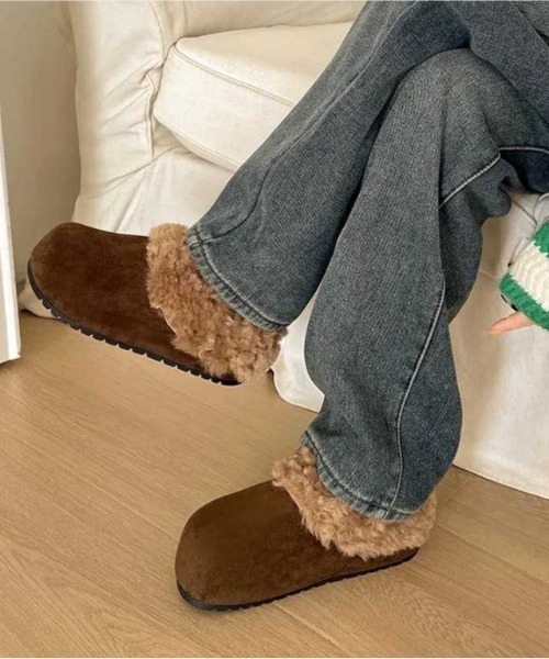 Vipoa（ヴィポア）の「フリーススリッポン（スリッポン・レディース・ベージュ/ブラウン/アイボリー・LARGE/MEDIUM/SMALL）」の3枚目の写真