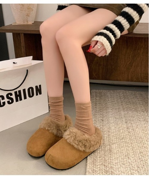 Vipoa（ヴィポア）の「フリーススリッポン（スリッポン・レディース・ベージュ/ブラウン/アイボリー・LARGE/MEDIUM/SMALL）」の9枚目の写真