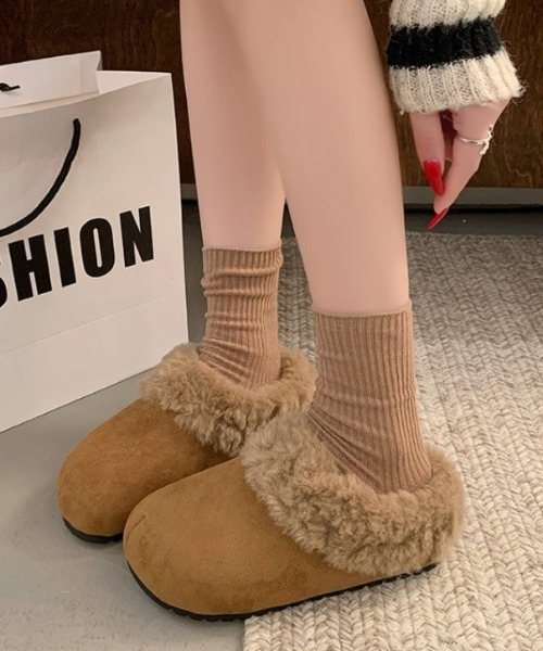 Vipoa（ヴィポア）の「フリーススリッポン（スリッポン・レディース・ベージュ/ブラウン/アイボリー・LARGE/MEDIUM/SMALL）」の10枚目の写真