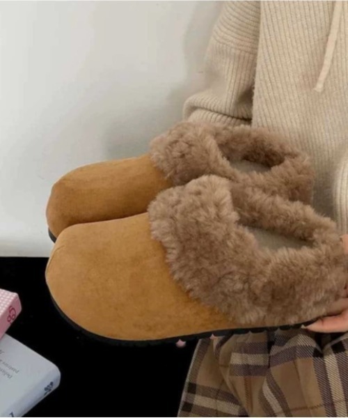 Vipoa（ヴィポア）の「フリーススリッポン（スリッポン・レディース・ベージュ/ブラウン/アイボリー・LARGE/MEDIUM/SMALL）」の14枚目の写真