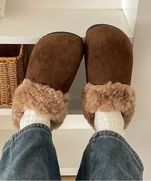 Vipoa（ヴィポア）の「フリーススリッポン（スリッポン・レディース・ベージュ/ブラウン/アイボリー・LARGE/MEDIUM/SMALL）」の16枚目の写真