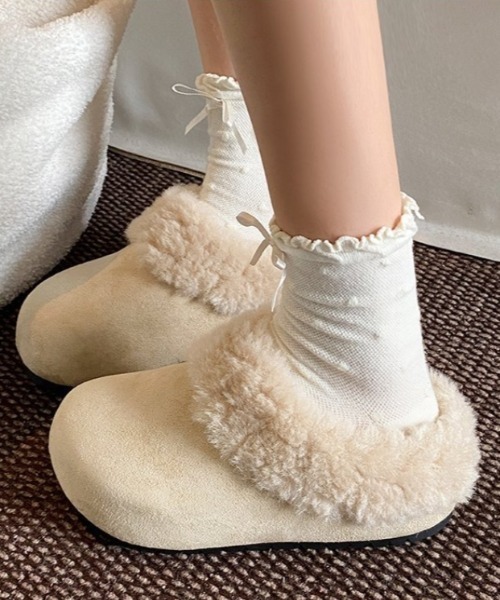 Vipoa（ヴィポア）の「フリーススリッポン（スリッポン・レディース・ベージュ/ブラウン/アイボリー・LARGE/MEDIUM/SMALL）」の20枚目の写真