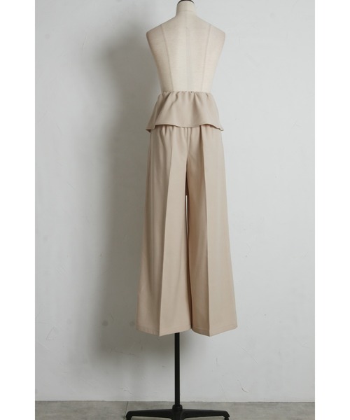 &. NOSTALGIA（アンドドットノスタルジア）の「ウエスト巻きパンツ（その他パンツ・レディース・ベージュ/グレー・M）」の18枚目の写真