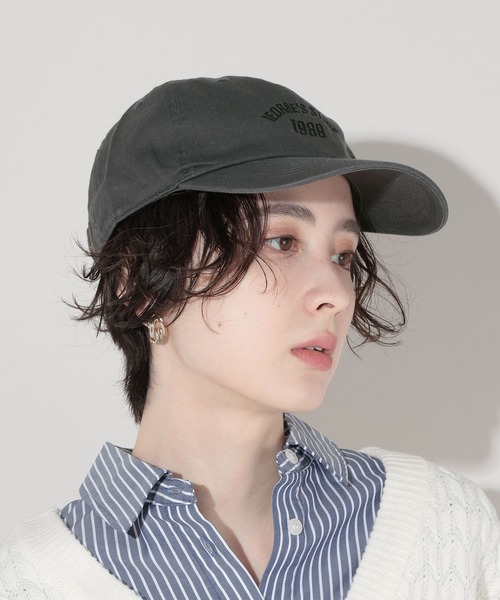 GEORGE'S（ジョージズ）の「GEORGE'S1989 CAP（キャップ・レディース・ベージュ系その他/オリーブ/チャコールグレー・FREE）」の5枚目の写真