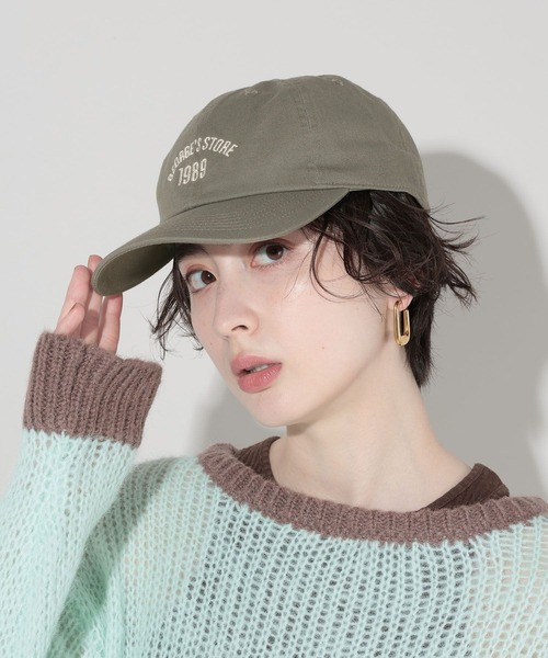 GEORGE'S（ジョージズ）の「GEORGE'S1989 CAP（キャップ・レディース・ベージュ系その他/オリーブ/チャコールグレー・FREE）」の6枚目の写真