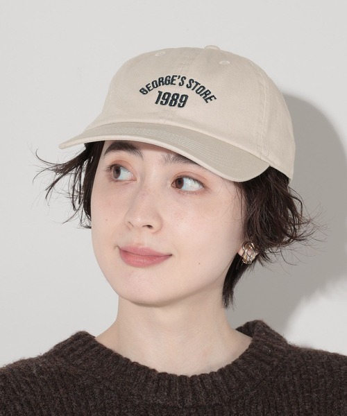 GEORGE'S（ジョージズ）の「GEORGE'S1989 CAP（キャップ・レディース・ベージュ系その他/オリーブ/チャコールグレー・FREE）」の9枚目の写真