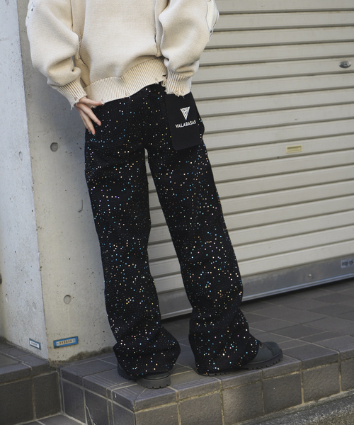 JOINT WORKS（ジョイントワークス）の「≪追加≫VALABASAS/ヴァラバサス Jelato Baggy（デニムパンツ・メンズ・ブラック・LARGE/MEDIUM）」の9枚目の写真