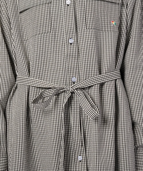 Arnold Palmer(アーノルドパーマー)の「アソートパターン シャツワンピース(シャツワンピース・レディース・ブラック/ライトブルー/ブラック系・L/S/M)」の20枚目の写真
