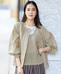 新品未使用　自由区　ベージュ シャツジャケット　ブルゾン　アウター　羽織り 自由区/ジャケット/アウターのレディースファッション通販 - ZOZOTOWN