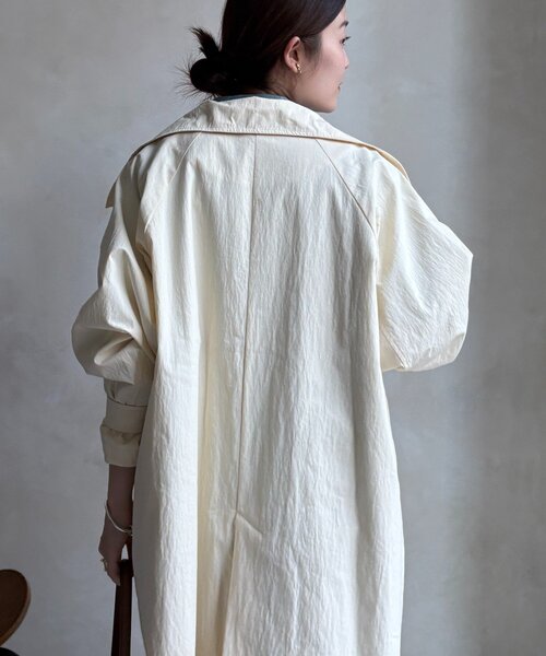 DouDou（ドゥドゥ）の「ライナー付トレンチコート（その他アウター・レディース・ベージュ/アイボリー・FREE）」の10枚目の写真