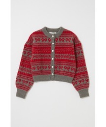 MOUSSY | 【ZOZO・一部店舗限定】RIBBON FAIR ISLE ニットカーディガン(カーディガン/ボレロ)