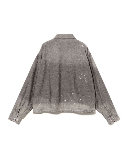 BEAMS(ビームス)の「Damage Chambray Shirt(シャツ/ブラウス・メンズ・ブルー/ブラック・S/M/L/XL)」の11枚目の写真
