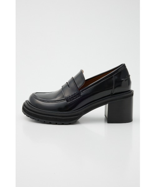 SLY（スライ）の「【2026SS新作】HEELED PENNY LOAFERS ヒールド ペニー ローファー（ローファー・レディース・ブラック/マルチ・SMALL/MEDIUM/LARGE）」の3枚目の写真