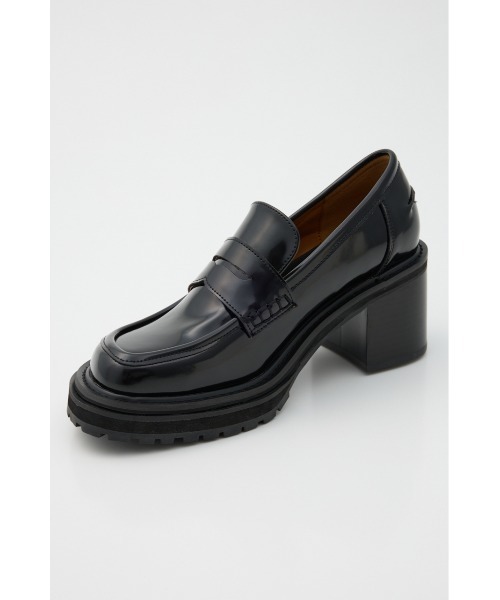 SLY（スライ）の「【2026SS新作】HEELED PENNY LOAFERS ヒールド ペニー ローファー（ローファー・レディース・ブラック/マルチ・SMALL/MEDIUM/LARGE）」の9枚目の写真