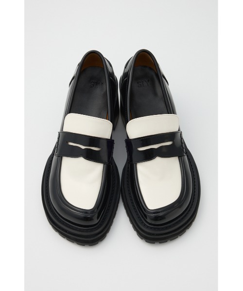 SLY（スライ）の「【2026SS新作】HEELED PENNY LOAFERS ヒールド ペニー ローファー（ローファー・レディース・ブラック/マルチ・SMALL/MEDIUM/LARGE）」の14枚目の写真