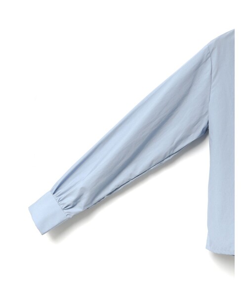 MidiUmi(ミディウミ)の「MidiUmi フリルショートシャツ(シャツ/ブラウス・レディース・オフホワイト/サックスブルー/ネイビー/ピンク・FREE)」の10枚目の写真