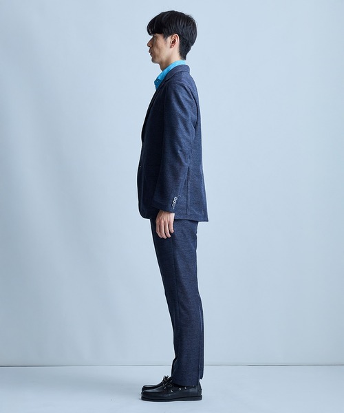 UNION STATION(ユニオンステーション)の「【セットアップ対応】カラミ織りスラックス〈通気性〉(スラックス・メンズ・ブラック/ライトグレー/ネイビー・S/M/L/LL)」の11枚目の写真