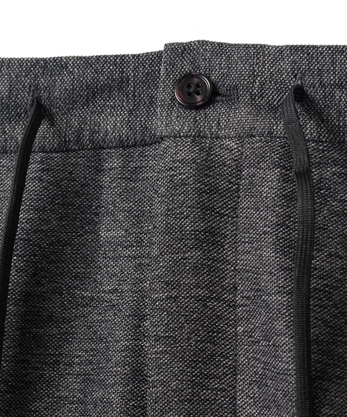 UNION STATION(ユニオンステーション)の「【セットアップ対応】カラミ織りスラックス〈通気性〉(スラックス・メンズ・ブラック/ライトグレー/ネイビー・S/M/L/LL)」の13枚目の写真