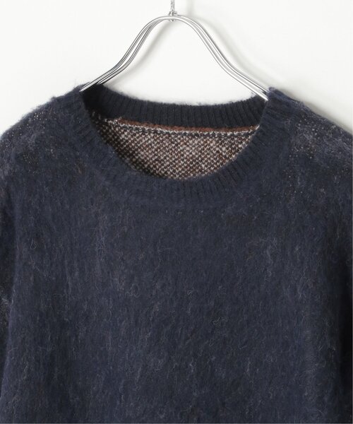 VENCEEXCHANGE(ヴァンスエクスチェンジ)の「アーガイルニットプルオーバー(ニット/セーター・レディース・ネイビー/ブラウン/グレー・FREE)」の4枚目の写真
