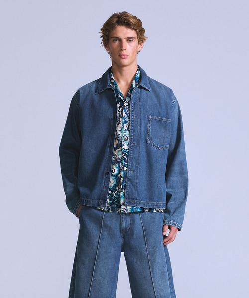 Levi's(リーバイス)の「Levi's/リーバイス BLUETAB(TM) ワークシャケット(シャツ/ブラウス・メンズ・インディゴブルー・XL/L/M/S)」の1枚目の写真