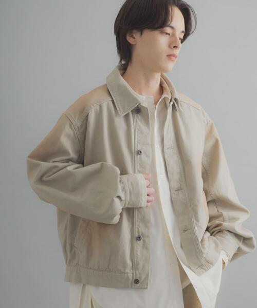 SENSE OF PLACE by URBAN RESEARCH(センスオブプレイスバイアーバンリサーチ)の「ヴィンテージライクデニムブルゾン(デニムジャケット・メンズ・ライトカーキ/ブラック/インディゴブルー・LARGE/MEDIUM)」の15枚目の写真