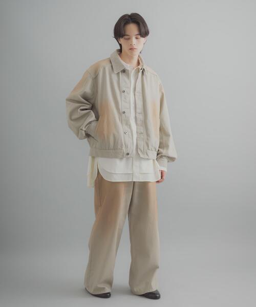 SENSE OF PLACE by URBAN RESEARCH(センスオブプレイスバイアーバンリサーチ)の「ヴィンテージライクデニムブルゾン(デニムジャケット・メンズ・ライトカーキ/ブラック/インディゴブルー・LARGE/MEDIUM)」の19枚目の写真