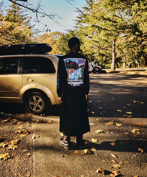 PLEASURES（プレジャー）の「PLEASURES/プレジャーズ SEMI HEAVYWEIGHT LONG SLEEVE デジタルプリント ロングスリーブ Tシャツ ロンT 2026年春夏（Tシャツ/カットソー・メンズ・ブラック・M/L/XL）」の17枚目の写真