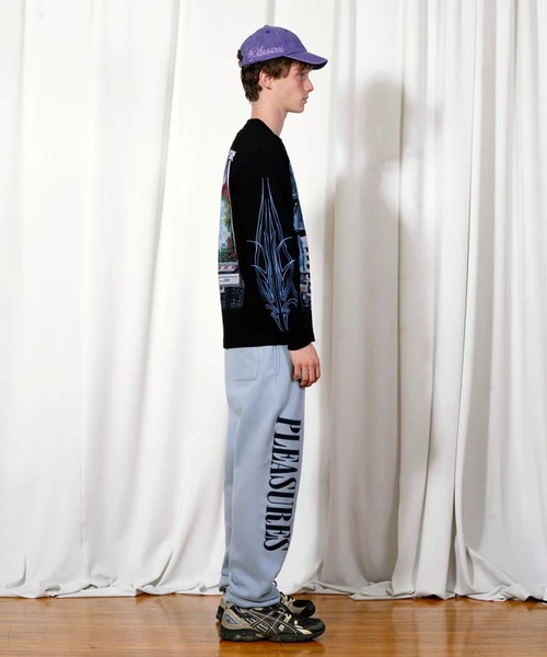 PLEASURES（プレジャー）の「PLEASURES/プレジャーズ SEMI HEAVYWEIGHT LONG SLEEVE デジタルプリント ロングスリーブ Tシャツ ロンT 2026年春夏（Tシャツ/カットソー・メンズ・ブラック・M/L/XL）」の19枚目の写真