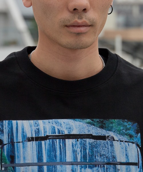 PLEASURES（プレジャー）の「PLEASURES/プレジャーズ SEMI HEAVYWEIGHT LONG SLEEVE デジタルプリント ロングスリーブ Tシャツ ロンT 2026年春夏（Tシャツ/カットソー・メンズ・ブラック・M/L/XL）」の14枚目の写真