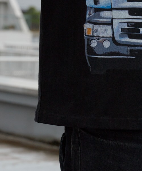 PLEASURES（プレジャー）の「PLEASURES/プレジャーズ SEMI HEAVYWEIGHT LONG SLEEVE デジタルプリント ロングスリーブ Tシャツ ロンT 2026年春夏（Tシャツ/カットソー・メンズ・ブラック・M/L/XL）」の11枚目の写真