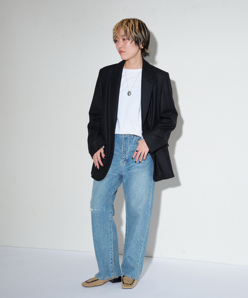 GRISE（グリーズ）の「GRISEレザースクエアギャザーローファー（ローファー・レディース・ブラック/ブルー系その他/ベージュ・25cm/24.5cm/24cm/23.5cm/23cm/22.5cm/22cm）」の10枚目の写真