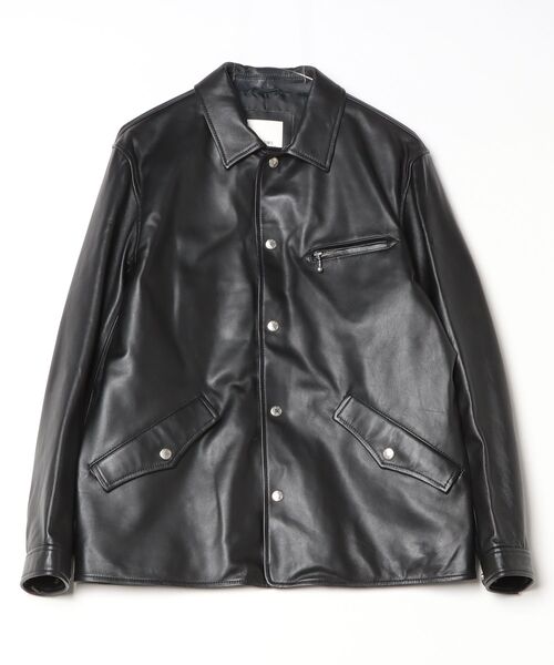 CRIMIE(クライミー)の「CRIMIE/クライミー/SPANISH LAMB LEATHER SPORTS JACKET/スペイン ラム レザー スポーツ ジャケット(その他アウター・メンズ・ブラック・M/L)」の8枚目の写真