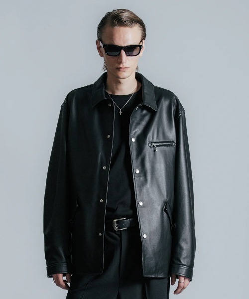 CRIMIE(クライミー)の「CRIMIE/クライミー/SPANISH LAMB LEATHER SPORTS JACKET/スペイン ラム レザー スポーツ ジャケット(その他アウター・メンズ・ブラック・M/L)」の12枚目の写真